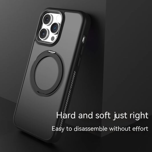 Drop-resistant Rotating Bracket Magnetic Suction Phone Case