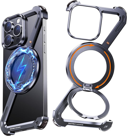 Z Case for iPhone Rotating Magnetic Kickstand Protective Cover