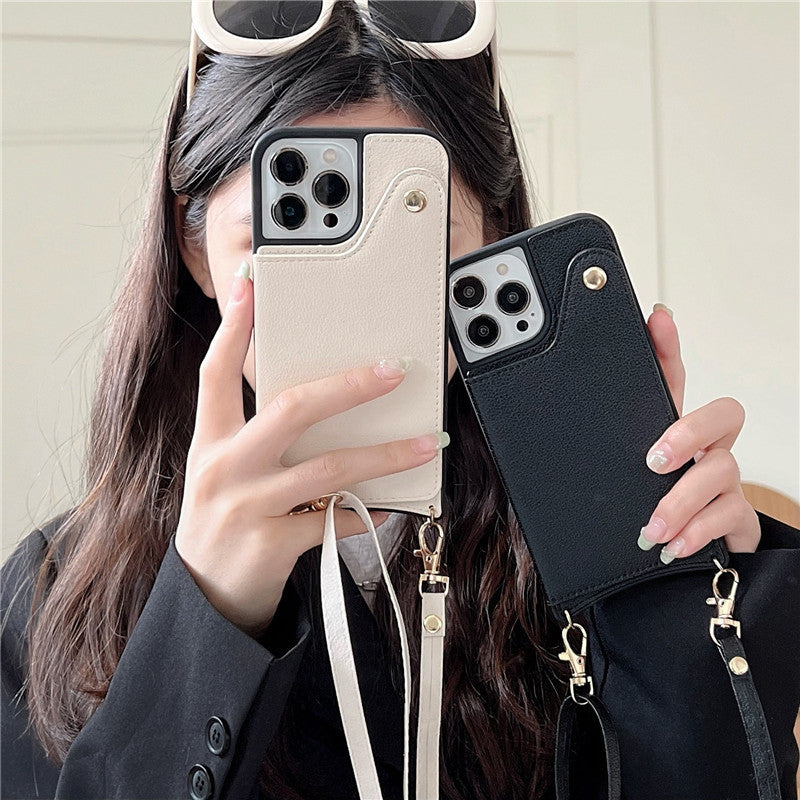 Creative Flip Slung Over One Shoulder Phone Cover