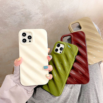 Ins Style Simple Pleated Phone Case